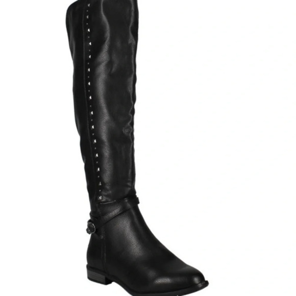 Rialto Ferrell Over The Knee Black Boots Size 6 - Picture 7 of 16